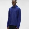 C.P. Company Hoodies & Sweatvesten Diagonal Raised Fleece Goggle Hoodie Blue