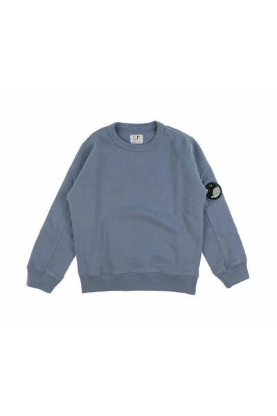 C.P. Company Basic Sweatershirt Infinity Blue 1 C.P. Company Basic Sweatershirt Infinity Blue