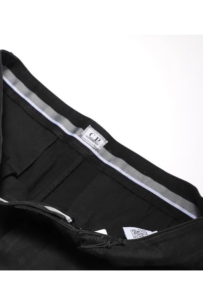 C.P. Company Broeken Garment Geverfd Lens Pocket Cargo Broek Black 2 C.P. Company Broeken Garment Geverfd Lens Pocket Cargo Broek Black - Afbeelding 2