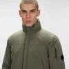 C.P. Company Gewatteerde Jassen Pro-Tek Concealed Hood Jacket Green