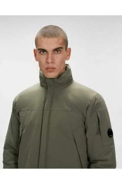 C.P. Company Gewatteerde Jassen Pro-Tek Concealed Hood Jacket Green