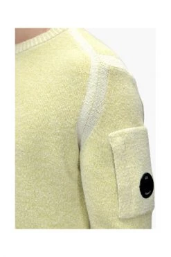 C.P. Company Truien & Vesten Round-neck Knitwear Yellow -C.P. Company Winkel 051049f2258d8adcb4be61d19dfca950
