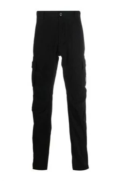 C.P. Company Broeken Stretch Cargo Pants Ergonomic Fit Black