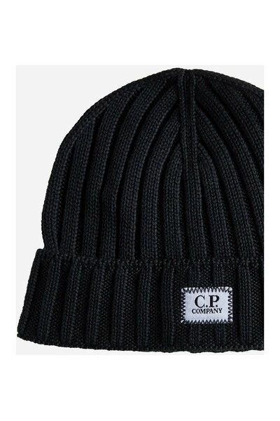 C.P. Company Hoeden Beanies Black 2 C.P. Company Hoeden Beanies Black - Afbeelding 2