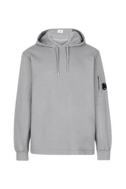 C.P. Company Hoodies & Sweatvesten Light Fleece Pullover Hoodie Gray -C.P. Company Winkel 06d9c10c5d9c3d1722f015b5e3104554