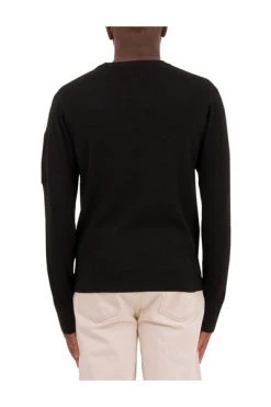C.P. Company Truien & Vesten Round-neck Knitwear Black