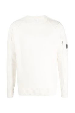 C.P. Company Truien & Vesten Round-neck Knitwear White