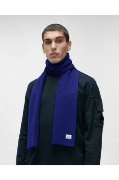 C.P. Company Sjaals Scarf Blue -C.P. Company Winkel 092c9685ba66ddc3f619c680258d2c09