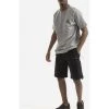 C.P. Company Korte Broeken Long Shorts Black