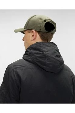 C.P. Company Petten Baseball Cap With Logo Green