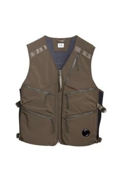 C.P. Company Bodywarmers Technical Vest Green -C.P. Company Winkel 0fe199958dd0c34a63c09be0f4aede59