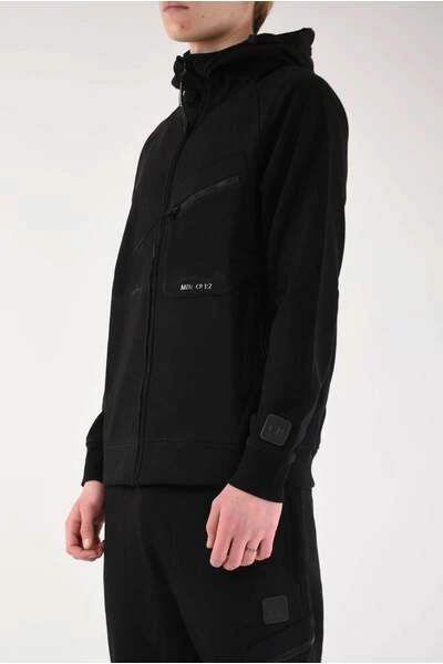 C.P. Company Hoodies & Sweatvesten Chest-Pocket Zipped Sweatshirt Black 3 C.P. Company Hoodies & Sweatvesten Chest-Pocket Zipped Sweatshirt Black - Afbeelding 3