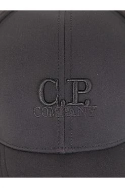 C.P. Company Petten SHELL R LOGO CAP Black