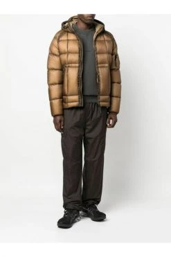 C.P. Company Gewatteerde Jassen Down Jacket Brown