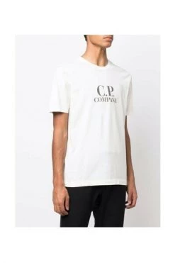 C.P. Company Shirts Logo T-shirt White -C.P. Company Winkel 1290e5f5b2885ae9d744439df3634709