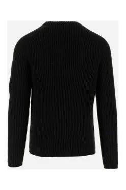 C.P. Company Truien & Vesten Round-neck Knitwear Black -C.P. Company Winkel 12d098fcc8745f70c8c5a76fcb5285eb