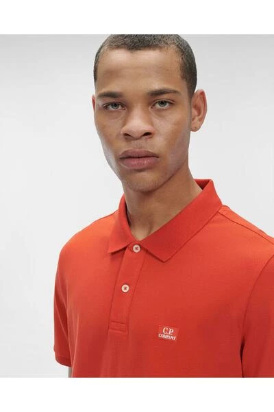 C.P. Company Polo's Slim Fit Polo Red 3 C.P. Company Polo's Slim Fit Polo Red - Afbeelding 3