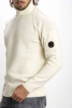 C.P. Company Truien & Vesten Knitwear White -C.P. Company Winkel 147c8e216c1d5862846eea1a152b621f
