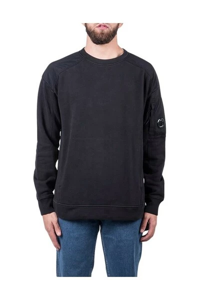 C.P. Company Hoodies & Sweatvesten Felpa Diagonal Fleece Black 1 C.P. Company Hoodies & Sweatvesten Felpa Diagonal Fleece Black