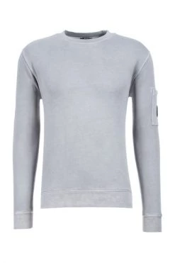 C.P. Company Truien & Vesten Round-neck Knitwear Gray -C.P. Company Winkel 161a2e58932b18c732a246bf7e3e5fdb