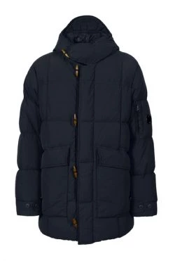 C.P. Company Winterjassen Flatt Nylon Down Jacket Blue -C.P. Company Winkel 192b08fb9e0126d373a9788691cc89be