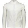 C.P. Company Hoodies & Sweatvesten Sea Island Zipped Knit White
