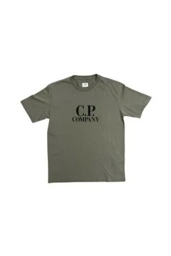 C.P. Company T-shirts T-shirt Logo Thyme Green