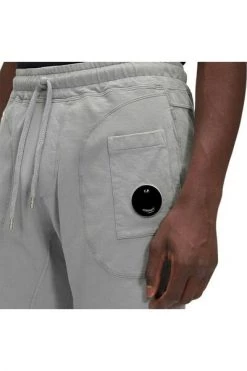 C.P. Company Korte Broeken Sweatbermuda Jogging Bermuda Gray