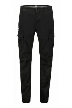 C.P. Company Broeken Stretch Sateen Utility Pants Black