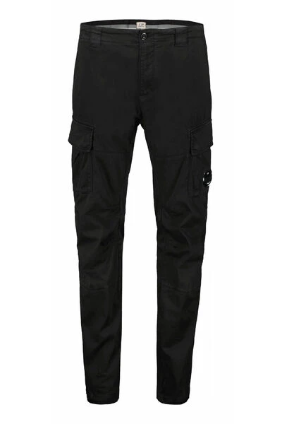 C.P. Company Broeken Stretch Sateen Utility Pants Black 1 C.P. Company Broeken Stretch Sateen Utility Pants Black