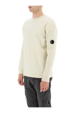 C.P. Company Truien & Vesten Round-neck Knitwear White
