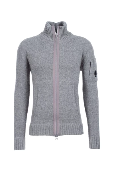 C.P. Company Vesten Cardigans Gray 2 C.P. Company Vesten Cardigans Gray - Afbeelding 2