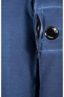C.P. Company Hoodies & Sweatvesten Herren Sweatshirt Diagonal Fleece Blue