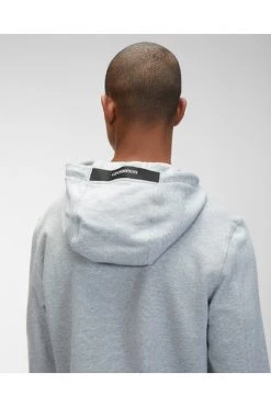 C.P. Company Hoodies & Sweatvesten Diagonal Raised Fleece Hoodie Blue