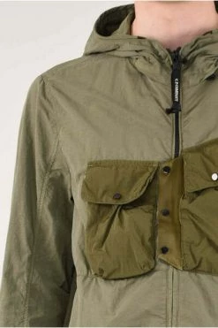C.P. Company Zomerjassen Hooded Zip Jacket Green -C.P. Company Winkel 2a6778a6f15b3a7b12de4da07f664d16