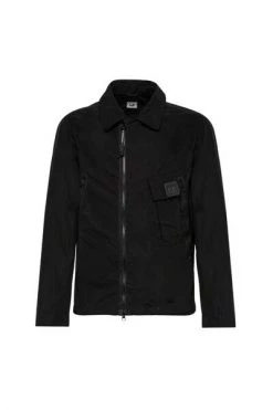 C.P. Company Zomerjassen Zipped Fitted Jacket Black
