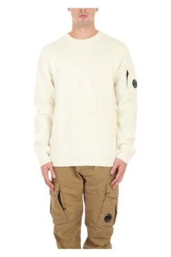 C.P. Company Truien & Vesten Round-neck Knitwear White -C.P. Company Winkel 2de0f5e3b6c3196ff8c042b0cfb2010c