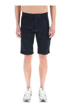 C.P. Company Korte Broeken Shorts Blue