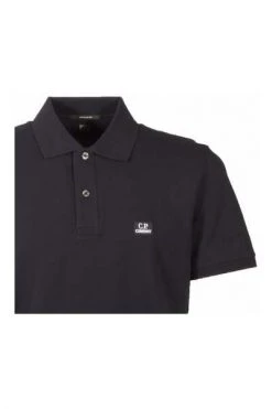 C.P. Company Polo's Stretch Pique Slim Fit Logo Polo Black -C.P. Company Winkel 3156e11ac8d686b397a01311d2d31735