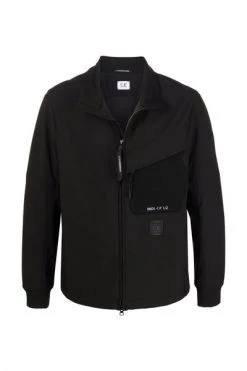 C.P. Company Zomerjassen Lightweight Zipped Jacket Black