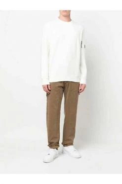 C.P. Company Truien & Vesten Round-neck Knitwear White