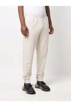 C.P. Company Sweatpants Patch Logo Jogging Pants White