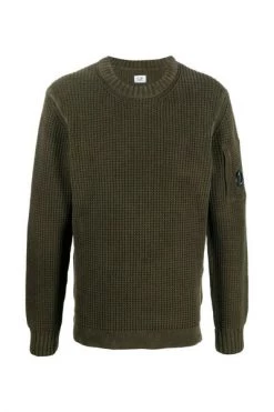 C.P. Company Truien & Vesten Round-neck Knitwear Green