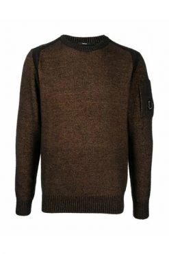 C.P. Company Truien & Vesten Round-neck Knitwear Brown