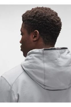C.P. Company Hoodies & Sweatvesten Light Fleece Pullover Hoodie Gray