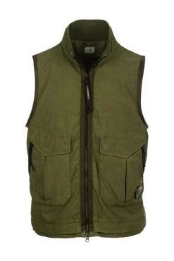 C.P. Company Bodywarmers Coat Green