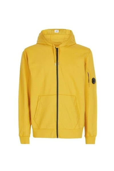 C.P. Company Hoodies & Sweatvesten Light Fleece Zipped Hoodie Yellow 2 C.P. Company Hoodies & Sweatvesten Light Fleece Zipped Hoodie Yellow - Afbeelding 2