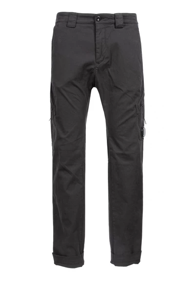 C.P. Company Broeken Herren Cargohose Stretch Satin Black 3 C.P. Company Broeken Herren Cargohose Stretch Satin Black - Afbeelding 3
