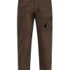 C.P. Company Broeken Straight Trousers Brown