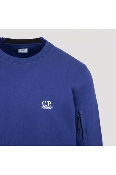 C.P. Company Hoodies & Sweatvesten Diagonal Raised Fleece Logo Sweatshirt Blue 2 C.P. Company Hoodies & Sweatvesten Diagonal Raised Fleece Logo Sweatshirt Blue - Afbeelding 2